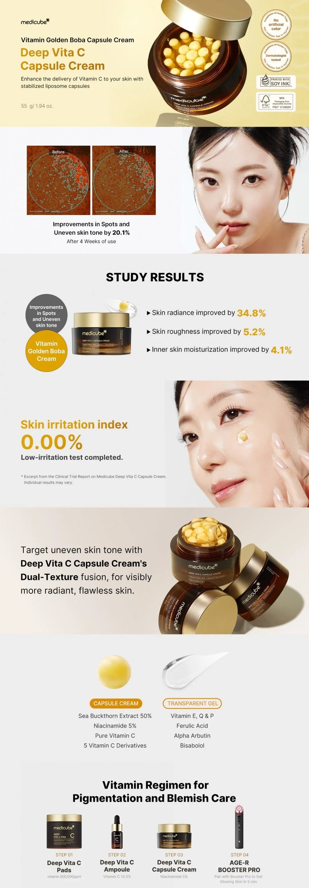 Deep Vita C Capsule Cream